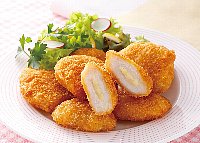 レンジでプチササミフライ(チーズ入り)