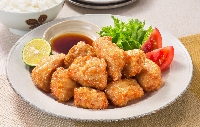 こだわりとり天(にんにく醤油仕立て)