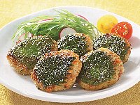 国産若鶏と野菜の大葉焼