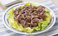 瀬戸内レモンとねぎ塩の砂肝炒め