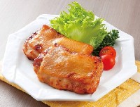 レンジでふっくら照焼きチキンステーキ