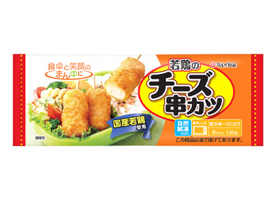 若鶏のチーズ串カツ