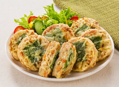 国産若鶏と４種野菜の大葉揚げ