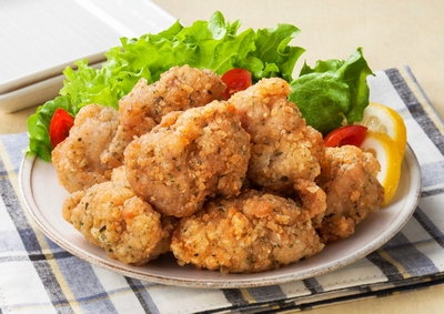 鶏もも肉のり塩唐揚げ