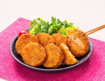 若鶏のふっくら揚げ（やまいも入り）和風だれ