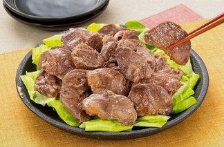 国産若鶏ハツの柚子こしょう焼き