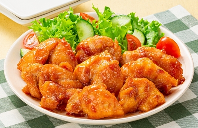 若鶏ガーリックバターしょうゆ焼き