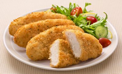 チーズが香るささみカツレツ